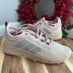 Adidas Womens Fukasa Run Running Shoe Sz 9.5 Wonder Taupe HQ1733